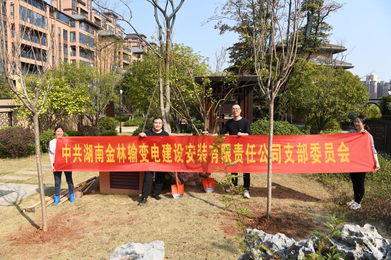 植樹(shù)增新綠、我們黨員在行動(dòng)